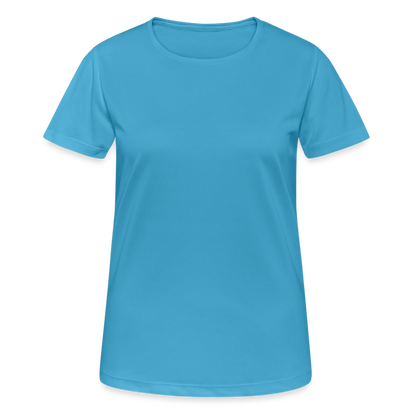 Golf T-Shirt Damen  atmungsaktiv - GOLF - Saphirblau