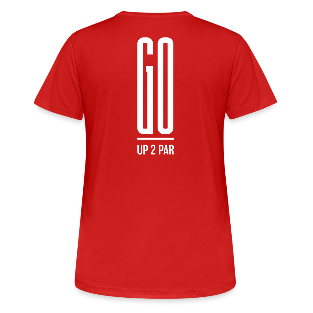 Golf T-Shirt Damen  atmungsaktiv - GO - Rot