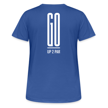 Golf T-Shirt Damen  atmungsaktiv - GO - Royalblau