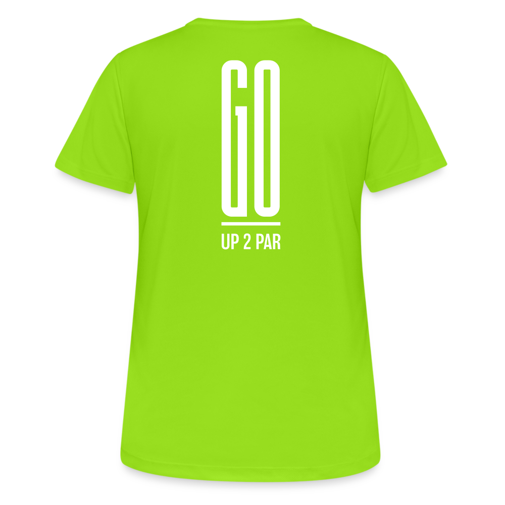 Golf T-Shirt Damen  atmungsaktiv - GO - Neongrün