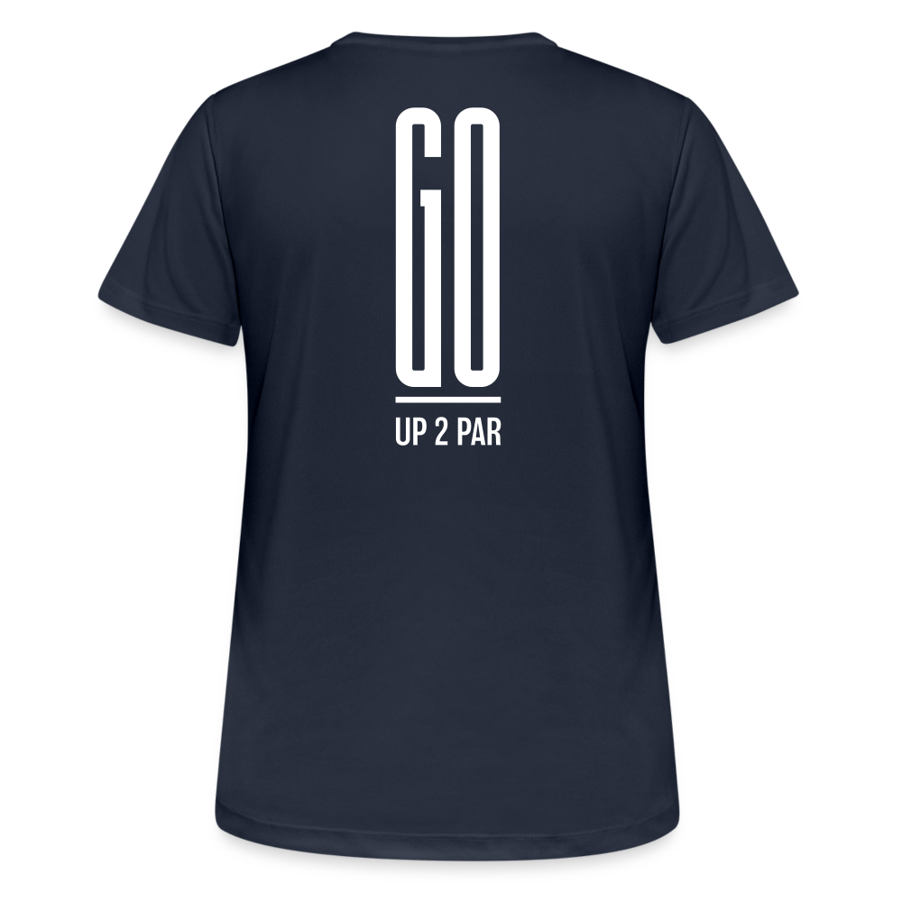 Golf T-Shirt Damen  atmungsaktiv - GO - Dunkelnavy