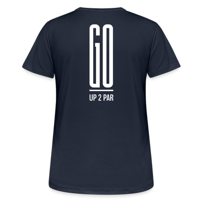 Golf T-Shirt Damen  atmungsaktiv - GO - Dunkelnavy