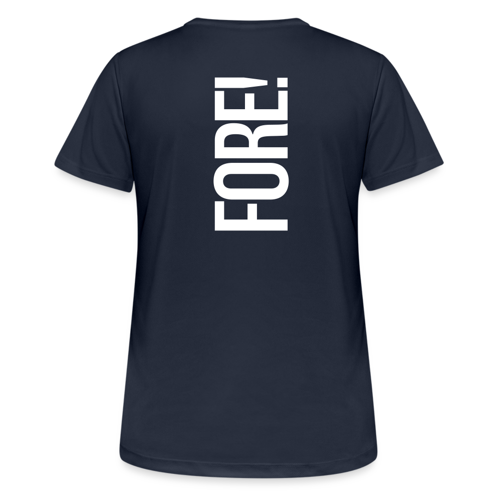 Golf T-Shirt Damen  atmungsaktiv - FORE - Dunkelnavy