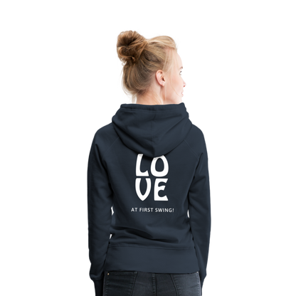 Golf Hoodie Damen - Love - Navy