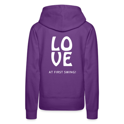 Golf Hoodie Damen - Love - Purple