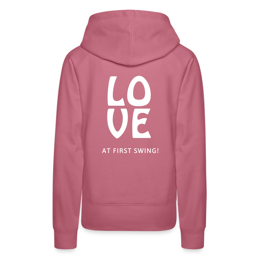 Golf Hoodie Damen - Love - Malve