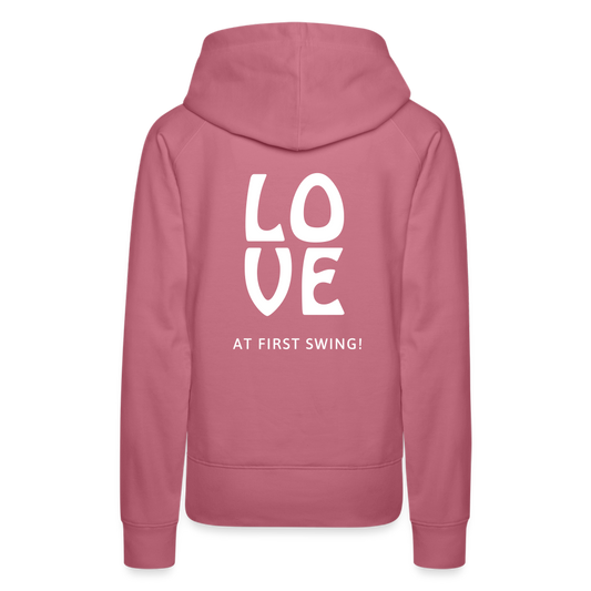 Golf Hoodie Damen - Love - Malve