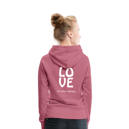 Golf Hoodie Damen - Love - Malve