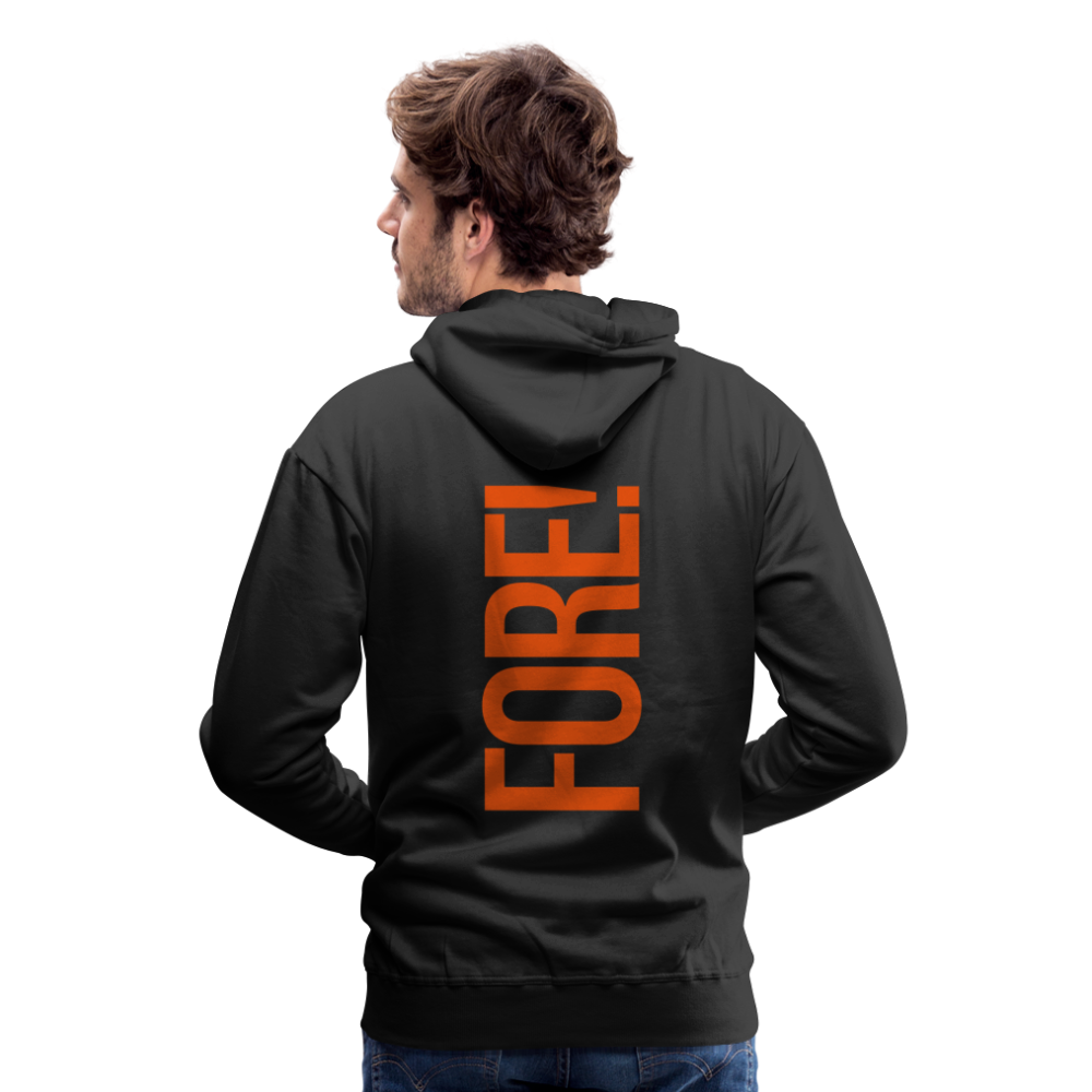 Golf Hoodie Herren - FORE - Schwarz