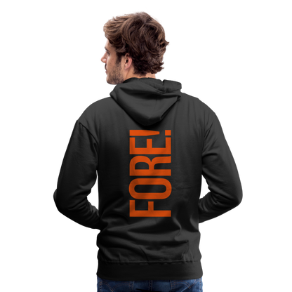 Golf Hoodie Herren - FORE - Schwarz