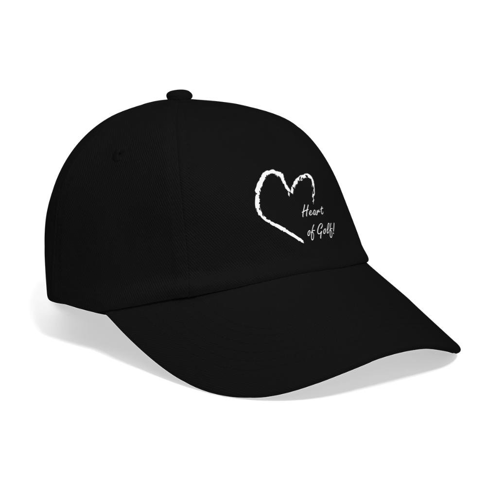 Golf Cap HEART - Schwarz/Schwarz