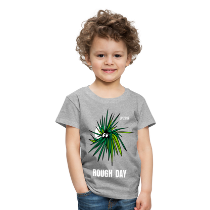 Kids T-Shirt ROUGH - Grau meliert