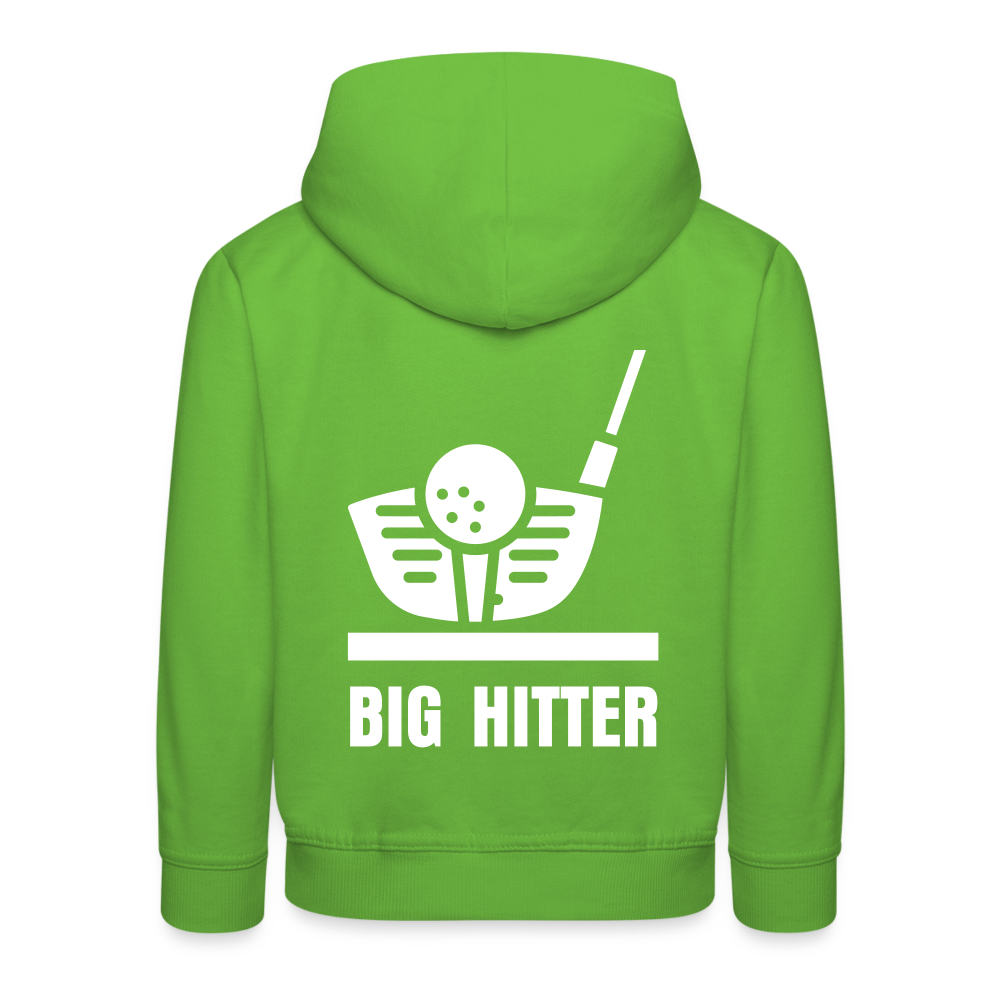 Kids Hoodie BIG HITTER - Hellgrün