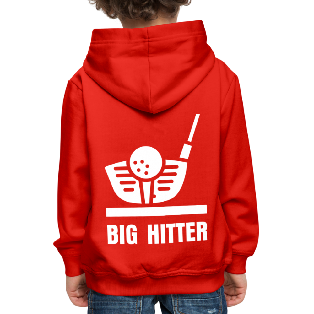 Kids Hoodie BIG HITTER - Rot