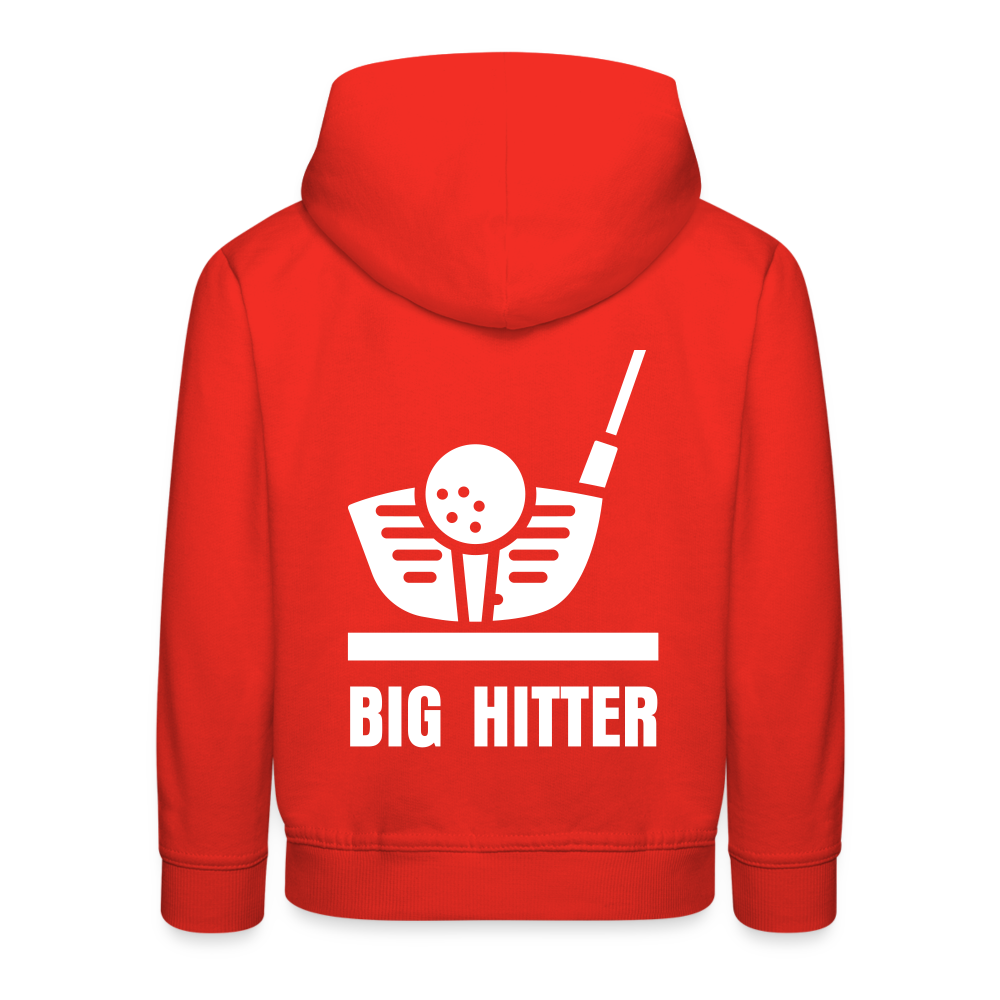 Kids Hoodie BIG HITTER - Rot