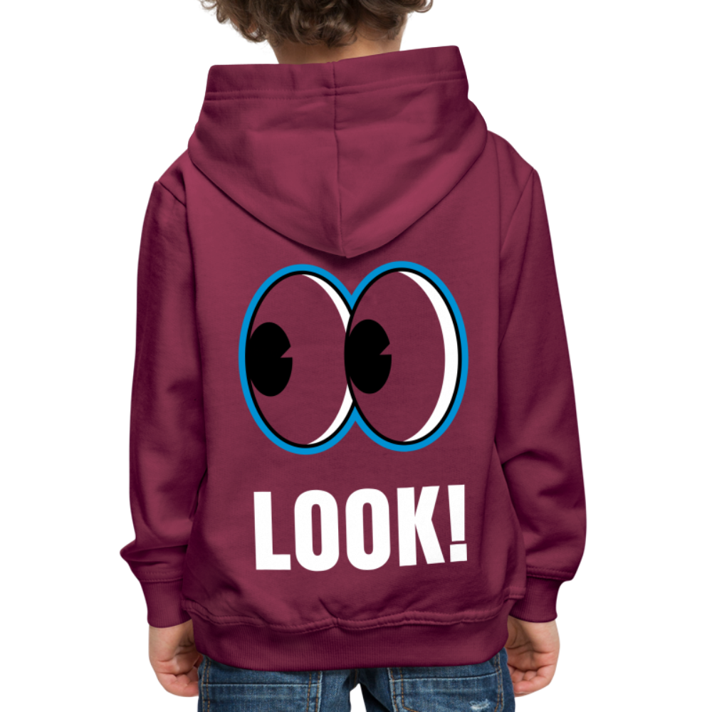 Kids Hoodie LOOK - Bordeaux