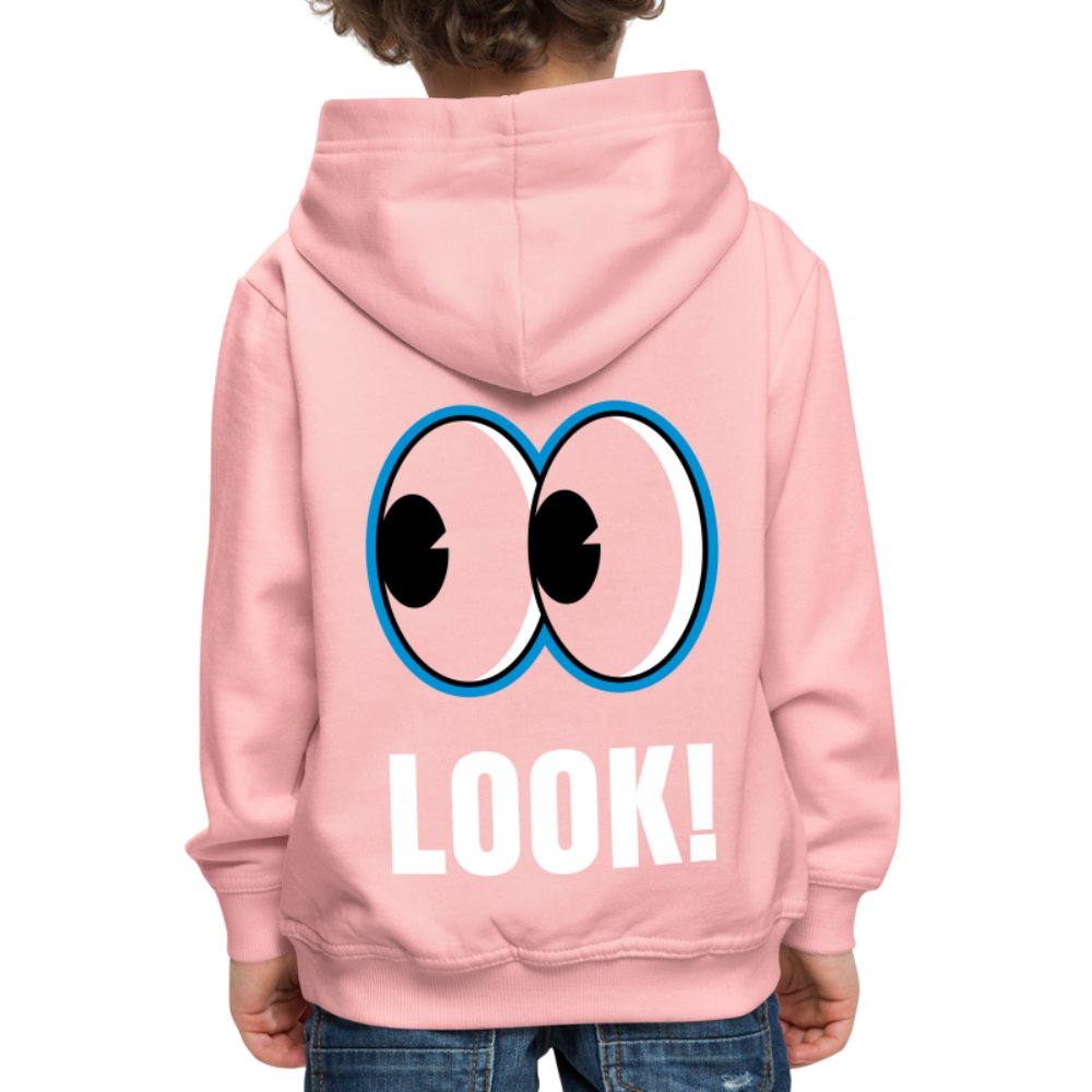 Kids Hoodie LOOK - Kristallrosa