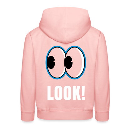 Kids Hoodie LOOK - Kristallrosa