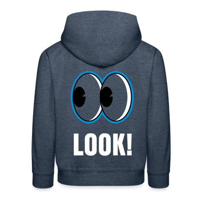 Kids Hoodie LOOK - Jeansblau