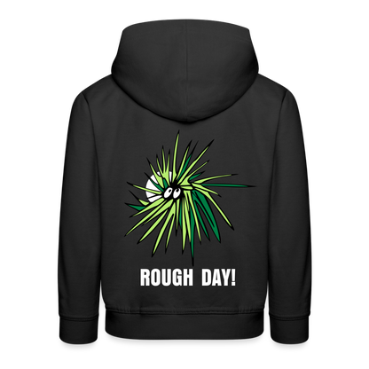 Kids Hoodie ROUGH - Schwarz